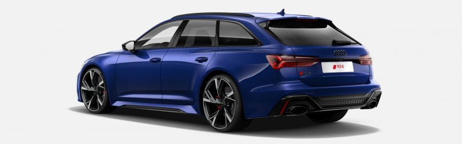 Audi A6, RS6 Avant TFSI 441 kW quattro, barva modrá