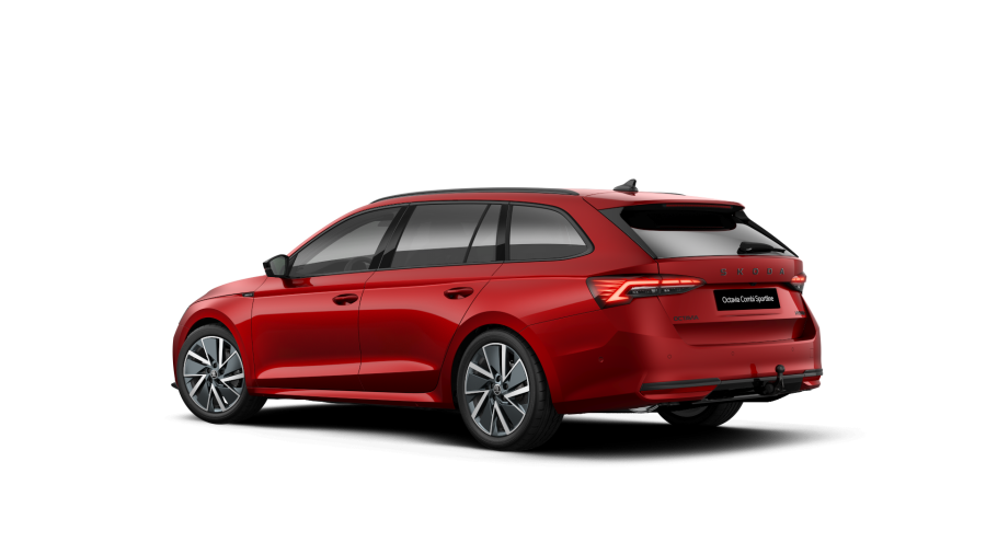 Škoda Octavia, 1,5 TSI Hybrid 110 kW 7° automatická DSG, barva červená