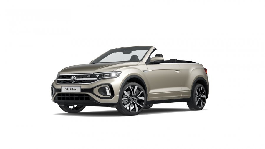 Volkswagen T-Roc, T-Roc Cabriolet R-Line 1,5TSI 110kW 7DSG, barva stříbrná