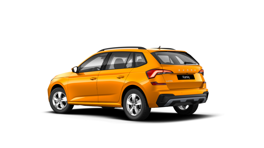 Škoda Kamiq, 1,5 TSI 110 kW 6-stup. mech., barva oranžová