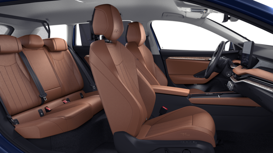 Škoda Superb, 2,0 TDI 142 kW 7° automatická DSG 4x4, barva modrá