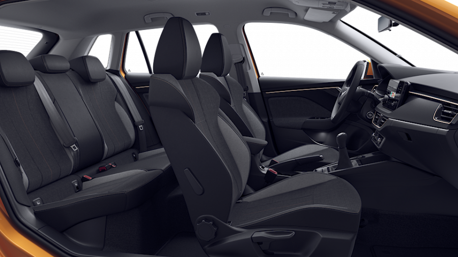 Škoda Kamiq, 1,0 TSI 81 KW 6-stup. mech., barva oranžová