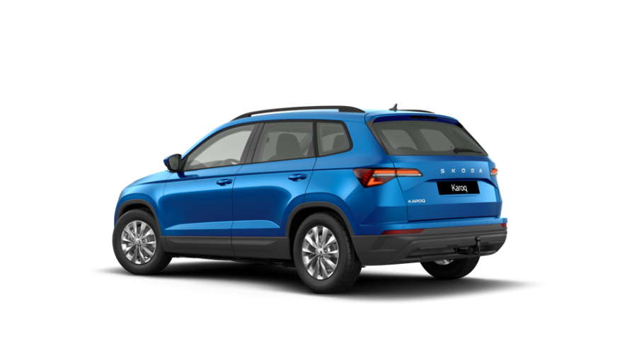 Škoda Karoq, 1,5 TSI 110 kW 6-stup. mech., barva modrá