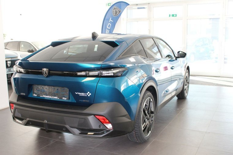 Peugeot 408, Peugeot 408 ALLURE Plug-in HYBRID 225 EAT, barva modrá