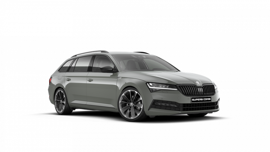 Škoda Superb, 2,0 TDI 147 kW 7-stup. automat., barva šedá