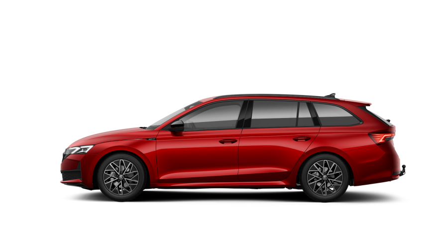 Škoda Octavia, 2,0 TDI 110 kW 7° automatická DSG, barva červená