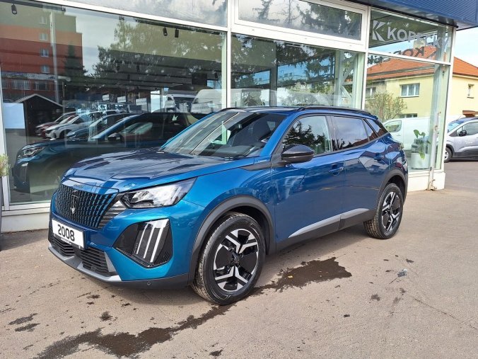 Peugeot 2008, Peugeot 2008 ALLURE 1.2 TURBO 100k MAN6, barva modrá
