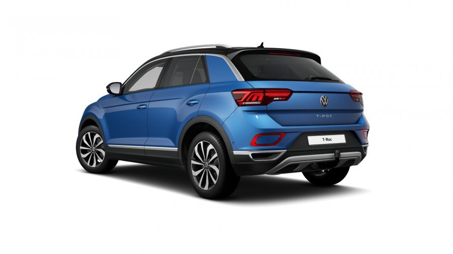 Volkswagen T-Roc, T-Roc Style 1,5 TSI 110 kW 6G, barva modrá