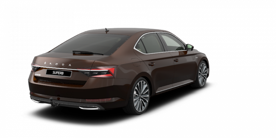 Škoda Superb, 2,0 TDI 147 kW 7-stup. automat., barva hnědá