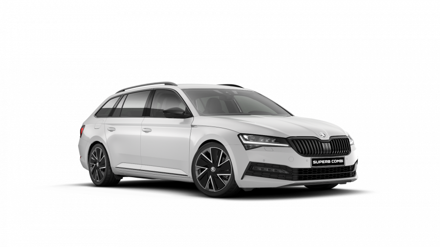 Škoda Superb, 2,0 TDI 147 kW 7-stup. automat. 4x4, barva bílá