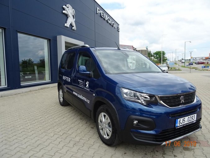 Peugeot Rifter, ALLURE 1.5 BlueHDi 130 S&S MAN, barva modrá