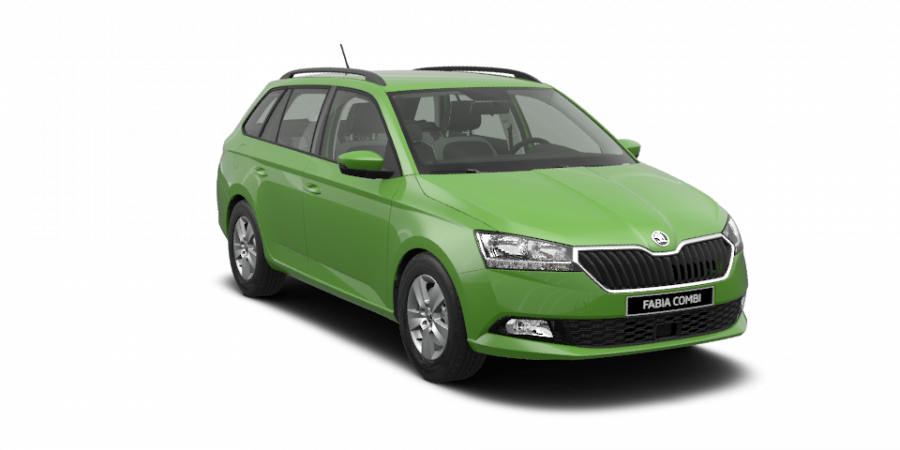 Škoda Fabia, 1,0 MPI 55 kW 5-stup. mech., barva zelená