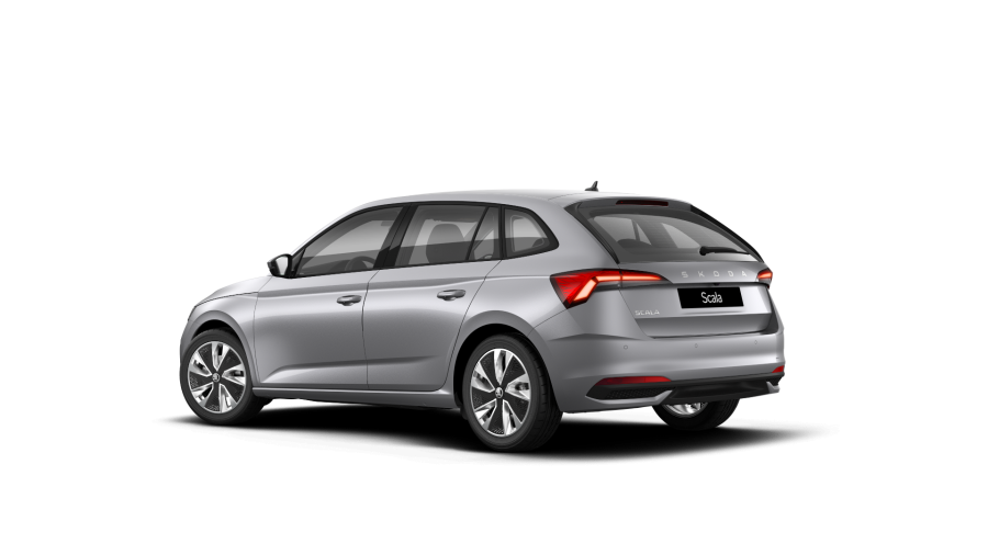 Škoda Scala, 1,0 TSI 85 kW 7-stup. automat., barva stříbrná