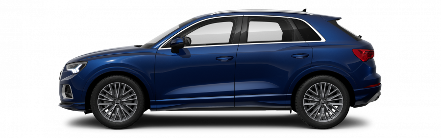 Audi Q3, Q3 Advanced 40 TDI 147 kW q, barva modrá