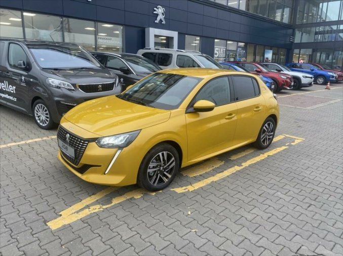 Peugeot 208, 1.2 PureTech 100k MAN6 Allure, barva žlutá