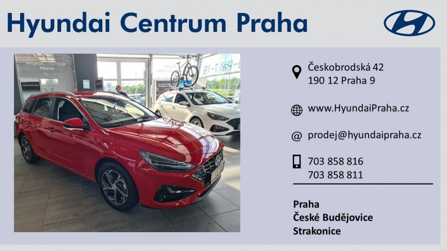 Hyundai i30, 1,0 T-GDI 88 kW (95 NAT) 7 st. DCT, barva červená