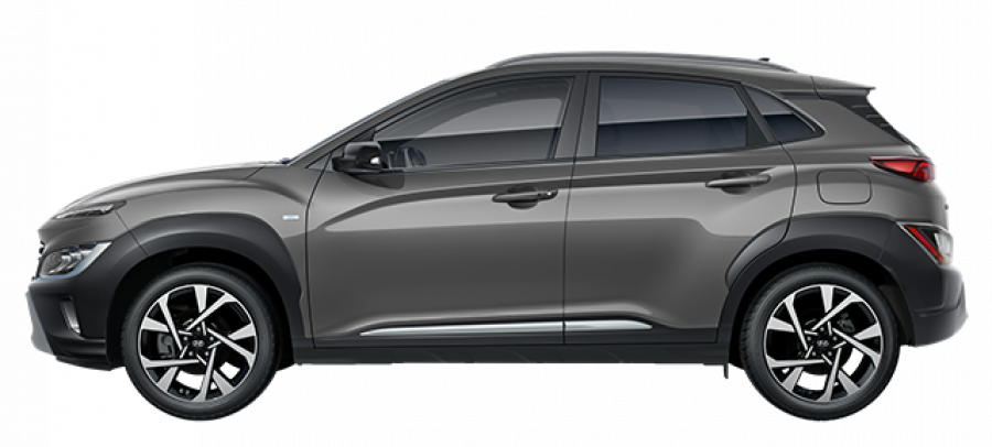 Hyundai Kona, 1,6 T-GDI 145 kW (95 NAT) 7 st. DCT, barva šedá