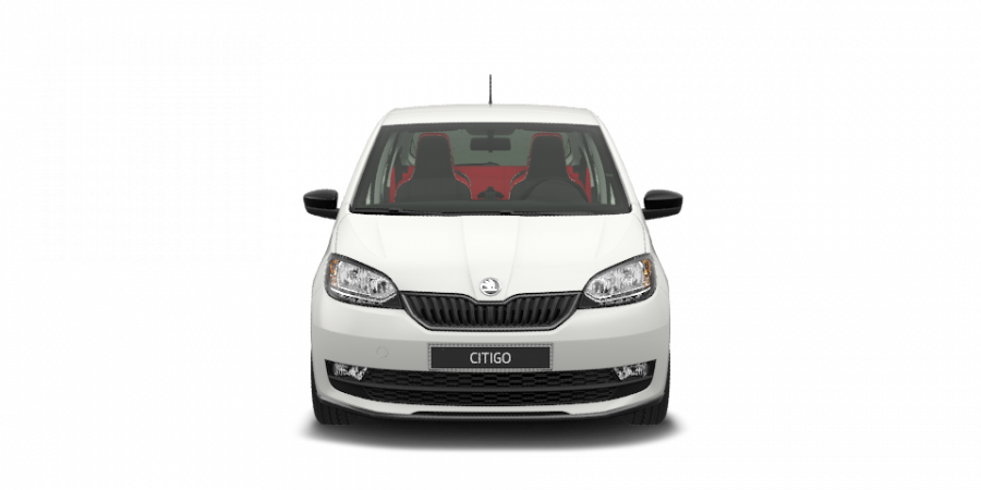 Škoda Citigo, 1,0 MPI 55 kW 5-stup. mech., barva bílá