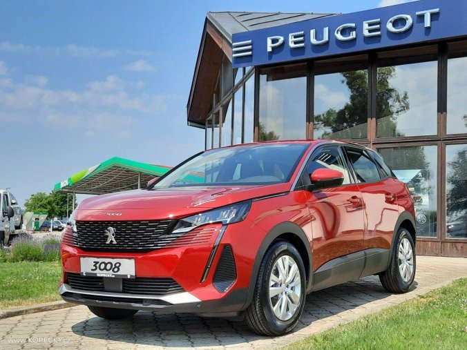 Peugeot 3008, ACTIVE PACK 1.5 BHDi 130k M6, barva červená