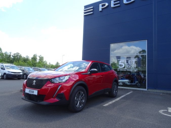 Peugeot 2008, ACTIVE PACK 1.2 PT 130k MAN6, barva červená