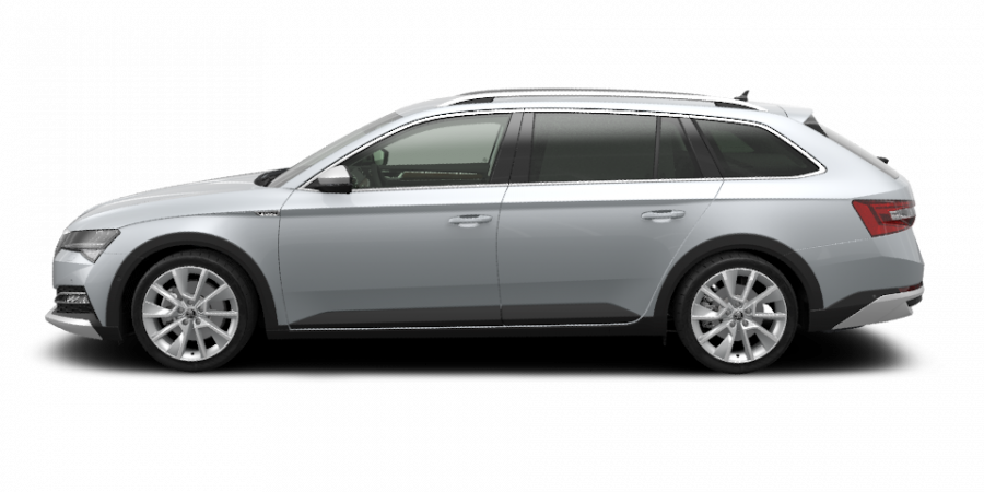 Škoda Superb, 2,0 TDI 147 kW 7-stup. automat. 4x4, barva stříbrná