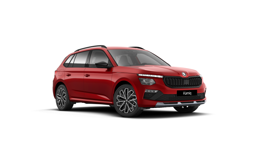 Škoda Kamiq, 1,5 TSI 110 kW 6-stup. mech., barva červená