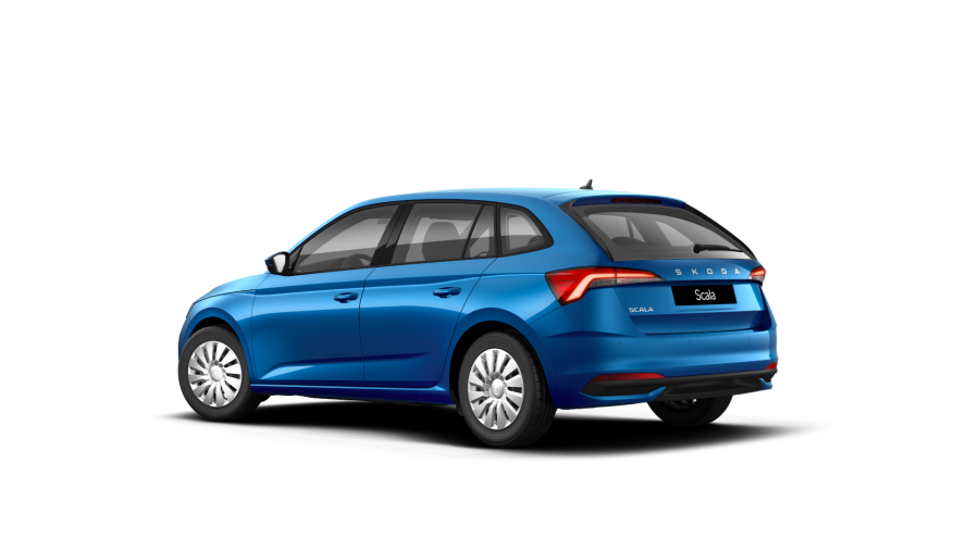 Škoda Scala, 1,0 TSI 85 kW 6° manuální, barva modrá