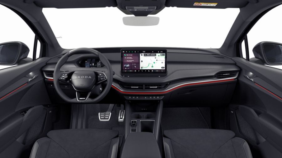 Škoda Enyaq iV, 82 kWh 1° automatická, barva černá