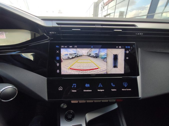 Peugeot 408, Peugeot 408 ALLURE Hybrid 145 e-DCS6, barva modrá