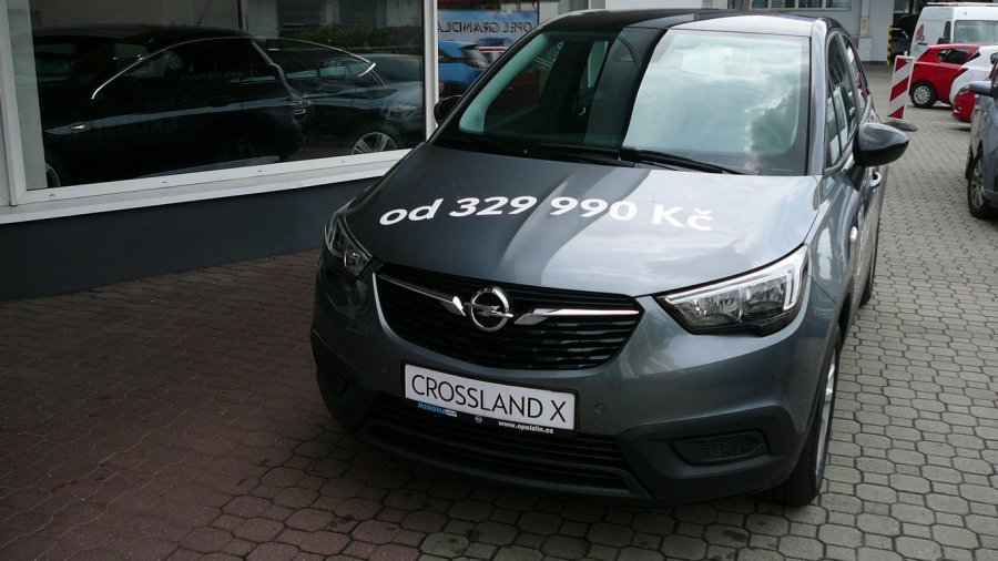 Opel Crossland X, Enjoy 1.2 Turbo AT, barva šedá