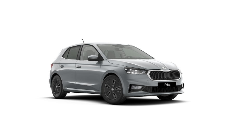 Škoda Fabia, 1,0 TSI 85 kW 7° automatická DSG, barva stříbrná
