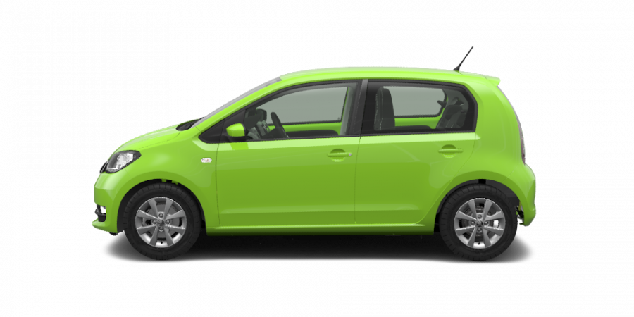 Škoda Citigo, 1,0 MPI 44 kW 5-stup. mech., barva zelená
