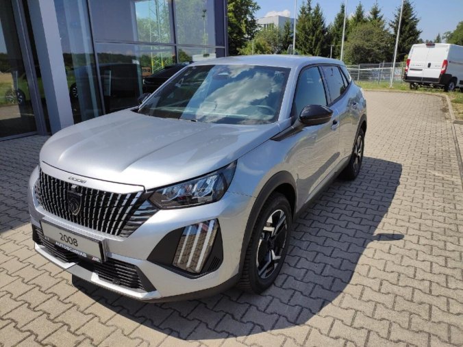 Peugeot 2008, Peugeot 2008 ALLURE 1.2 TURBO 100k 2xkamera, barva stříbrná