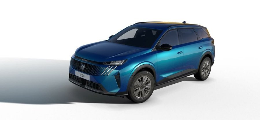 Peugeot 5008, Peugeot 5008 ALLURE Hybrid 145 e-DCS6, barva modrá