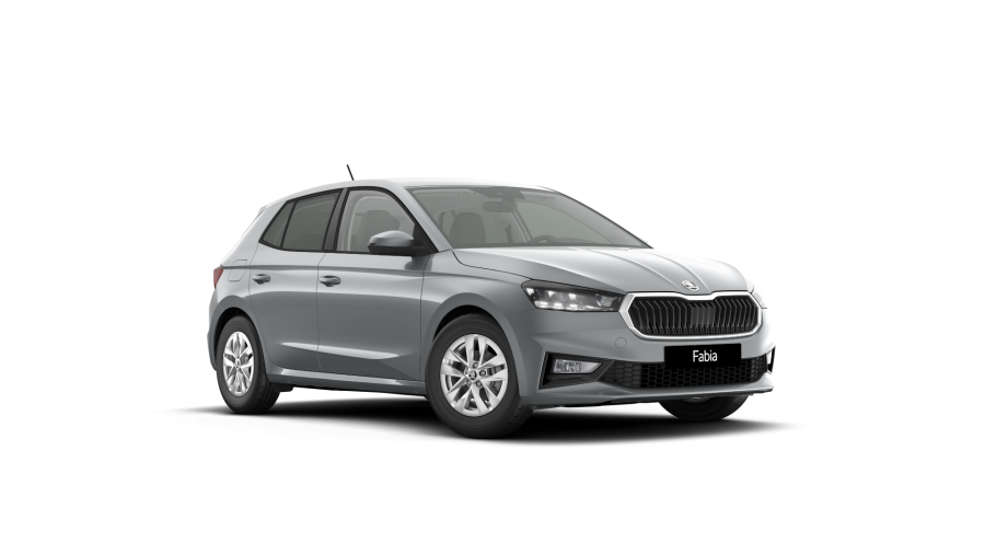 Škoda Fabia, 1,0 MPI 59 kW 5° manuální, barva stříbrná