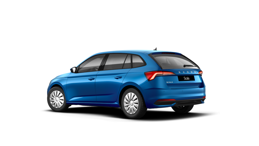 Škoda Scala, 1,0 TSI 70 kW 5° manuální, barva modrá