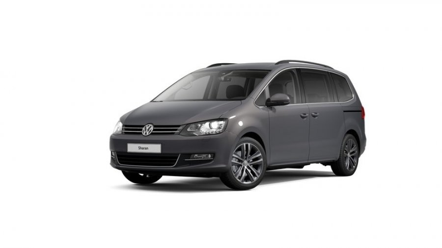 Volkswagen Sharan, 2.0 TDI 4MOT 7DSG, barva šedá