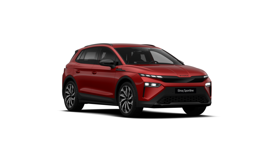 Škoda Elroq, 82 kWh 210 kW 1° převodovka, barva červená
