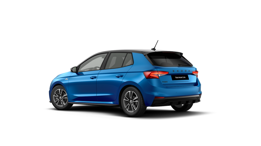 Škoda Fabia, 1,0 TSI 85 kW 7° automatická DSG, barva modrá