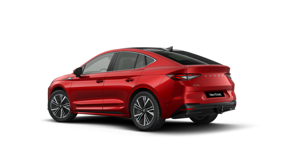 Škoda Enyaq iV, 82 kWh 210 kW 1° automatická, barva červená