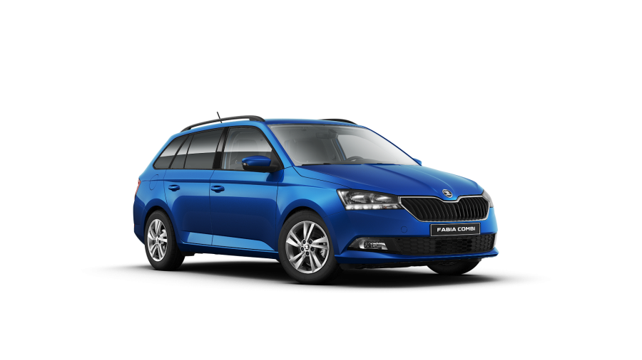 Škoda Fabia, 1,0 TSI 70 kW 5-stup. mech., barva modrá