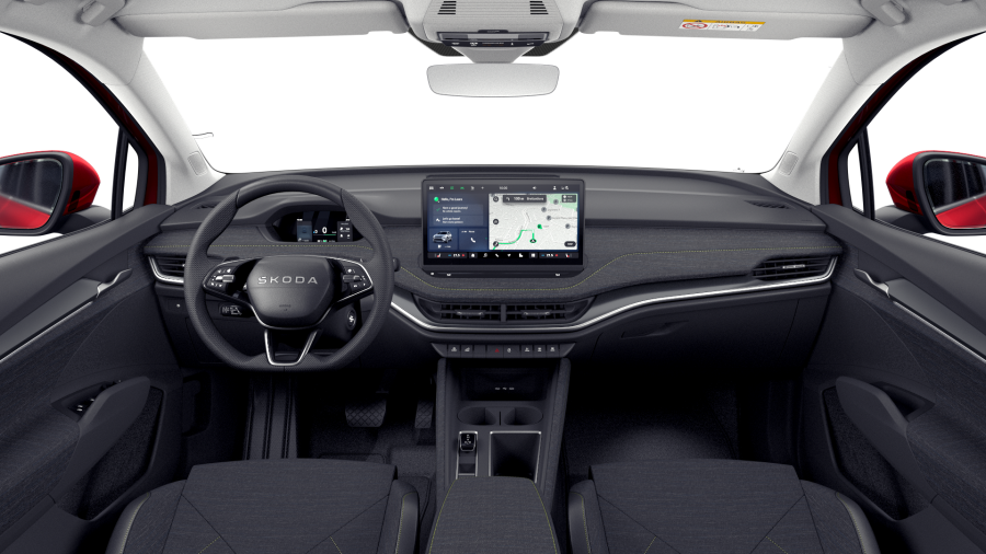 Škoda Elroq, 82 kWh 210 kW 1° převodovka, barva červená