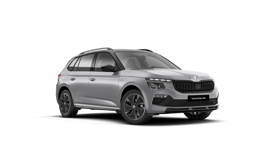 Škoda Kamiq, 1,5 TSI 110 kW 6-stup. mech., barva stříbrná