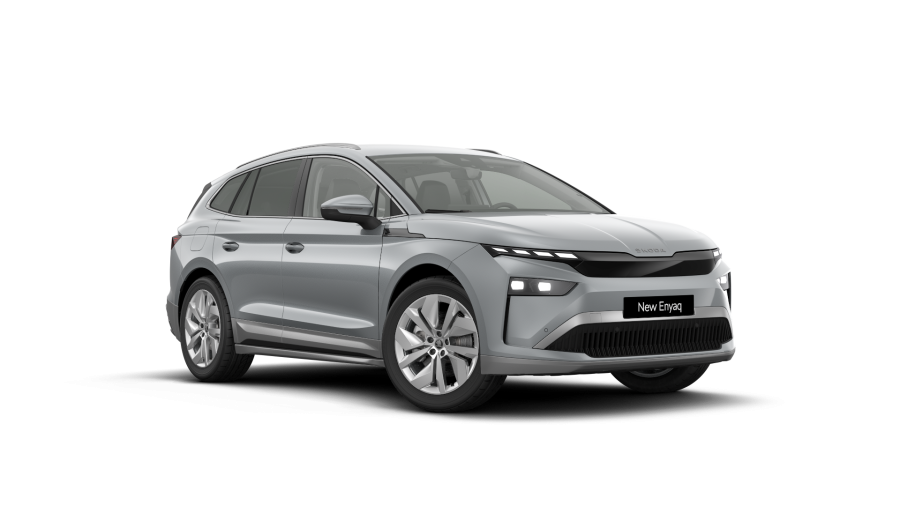Škoda Enyaq iV, 82 kWh 210 kW 1° automatická, barva stříbrná