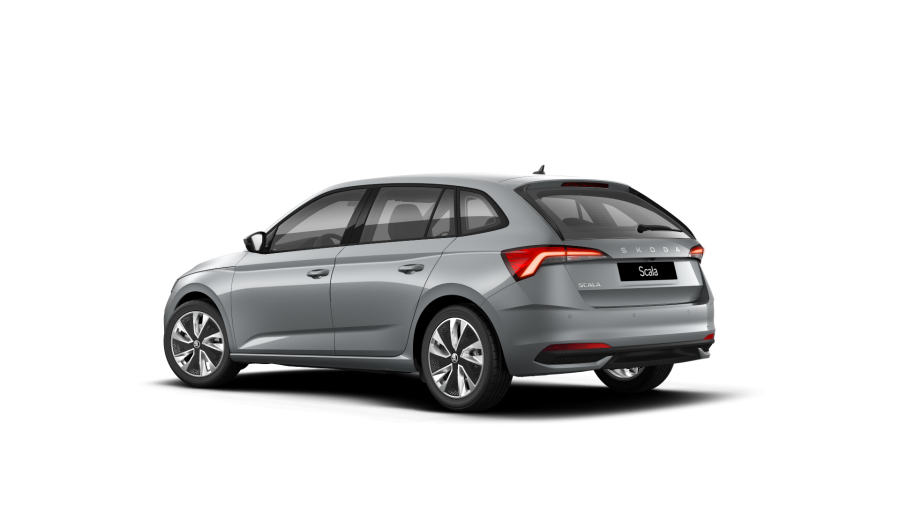 Škoda Scala, 1,5 TSI 110 kW 6° manuální, barva stříbrná