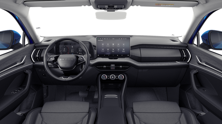 Škoda Kodiaq, 2,0 TDI 142 kW 7° automatická DSG 4x4, barva modrá