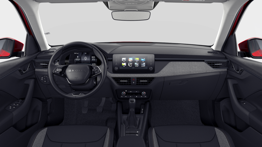 Škoda Kamiq, 1,0 TSI 85 kW 6° manuální, barva červená