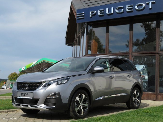 Peugeot 5008, ALLURE 1.5 BlueHDi 130k M6 7.M, barva šedá