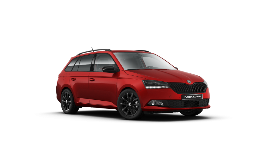 Škoda Fabia, 1,0 TSI 70 kW 5-stup. mech., barva červená