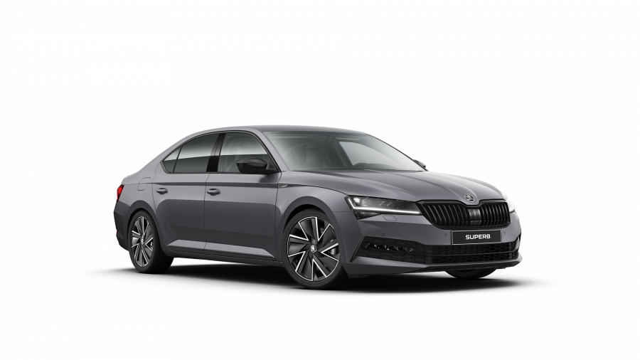 Škoda Superb, 2,0 TDI 110 kW 7-stup. automat., barva šedá